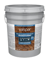Valspar VL1028079-20 Stain and Sealer, Transparent, Canyon Brown, Liquid, 5 gal